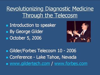 Revolutionizing Diagnostic Medicine